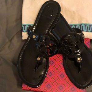Tory Burch Black Miller Sandals